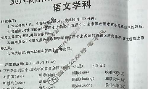 陕西省高考语文试题及答案2021,2024陕西语文高考