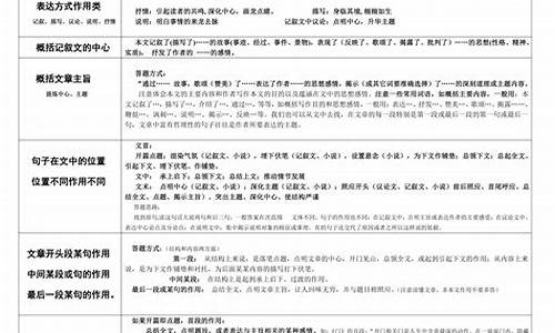 高考语文答题技巧模板电子版_高考语文答题技巧模板