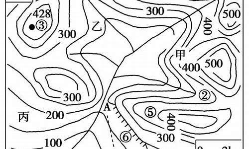 等值线试题_等值线高考题