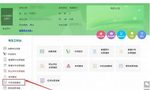 中考分数查询页面长啥样_中考分数网上查询