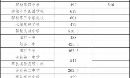 聊城文苑高中分数线,聊城文苑高中分数线2023年