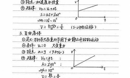 高考状元班提分笔记物理_高考物理状元的笔记