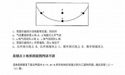 高考地理错题集_高考地理易错点